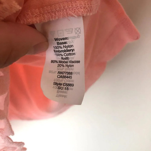 J.Crew | Pink Flower Overlay Scoop Neck Tank Top - Picture 5 of 8